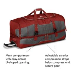 High Sierra Ultimate Access 2.0 Drop Bottom 36" 2-Wheel Wheeled Duffel Bags 26 High Sierra Ultimate Access 2.0 Drop Bottom 36" 2-Wheel Wheeled Duffel Bags -Best Luggage Store 06316ddd819da158a2f20f8cc1e636f2a6b14afc9e4af952decafd180e79a7d2