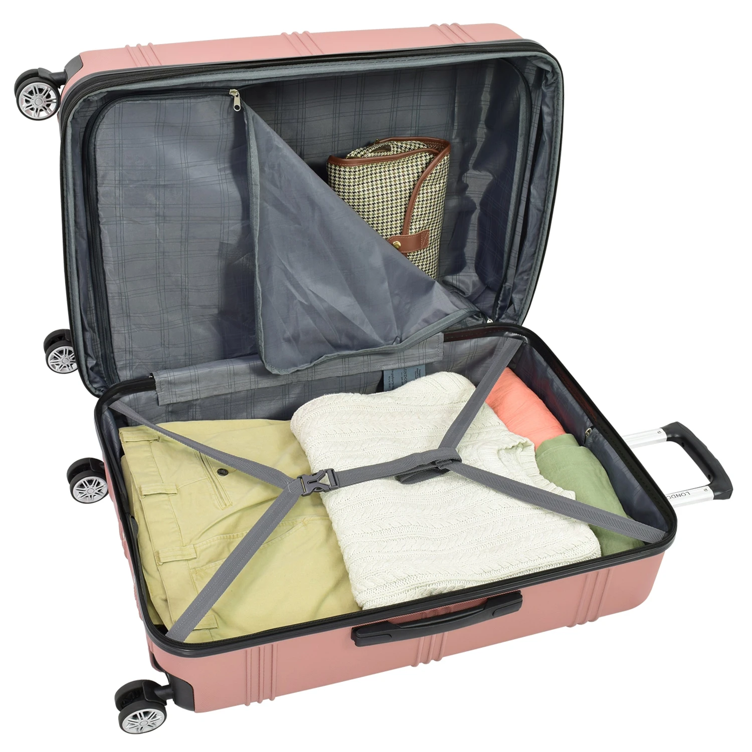 London Fog Kingsbury 29" 4-Wheel Large Luggage 12 London Fog Kingsbury 29" 4-Wheel Large Luggage - Image 10