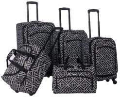 American Flyer Astor Collection 5-Piece Luggage Set -Best Luggage Store 0821c9ffa59b6e138696b90c132815b14969101863c04563f57c80bbf1afd300