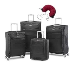 Samsonite Eco-Glide 5 Piece Set 4-Wheel Luggage Sets -Best Luggage Store 09578e969a7089fe67c0e8bf2eeed957c40d70f9acc8f265dac74dafd469e5ce
