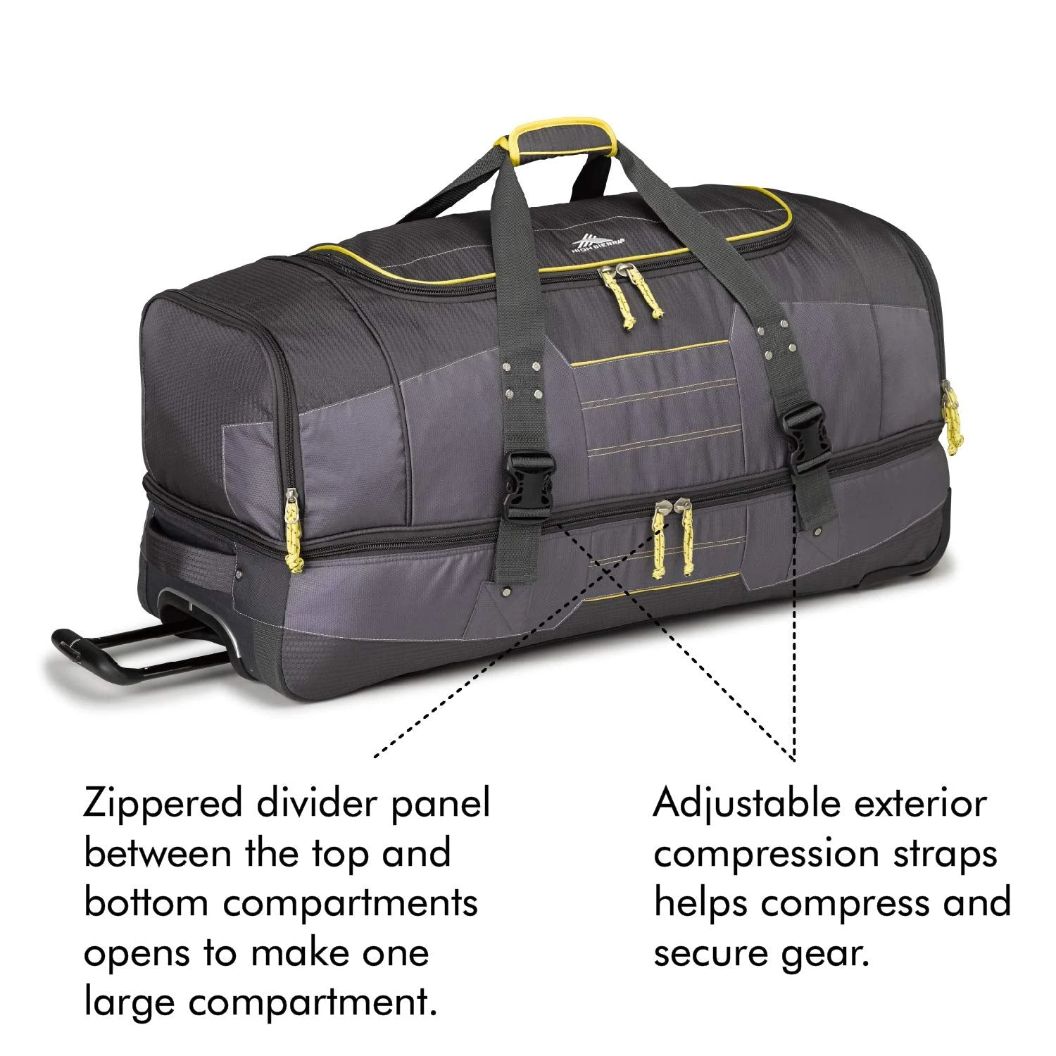 High Sierra Ultimate Access 2.0 Drop Bottom 36" 2-Wheel Wheeled Duffel Bags 15 High Sierra Ultimate Access 2.0 Drop Bottom 36" 2-Wheel Wheeled Duffel Bags - Image 13