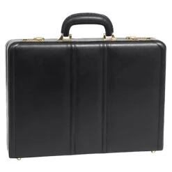 McKlein USA Coughlin Leather 4.5" Expandable Attache Briefcase