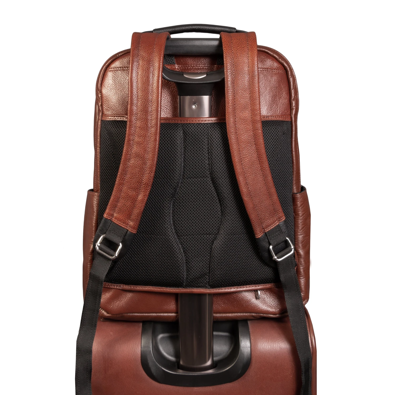 McKlein USA Logan 17" Leather Two-Tone Dual-Compartment Laptop & Tablet Backpack 4 McKlein USA Logan 17" Leather Two-Tone Dual-Compartment Laptop & Tablet Backpack - Image 2