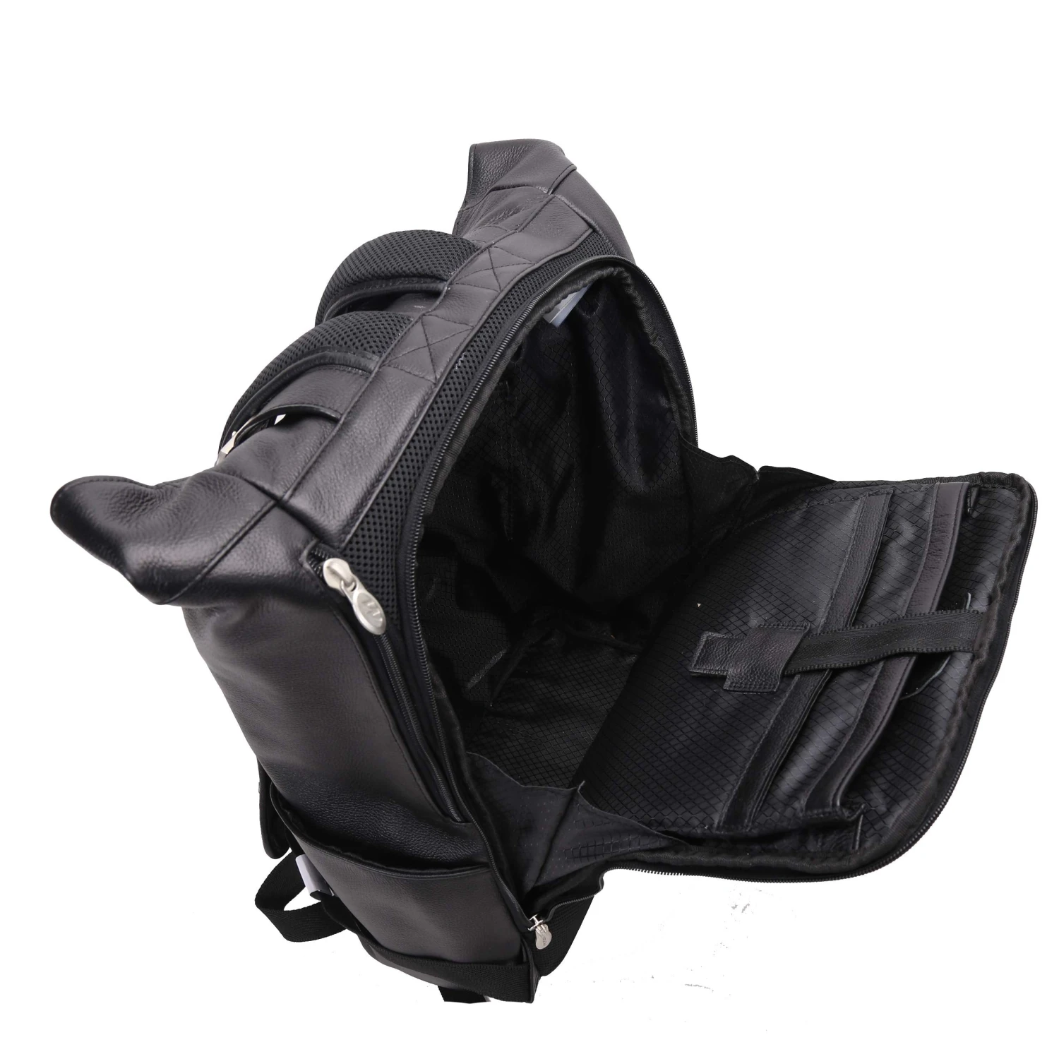 McKlein USA Kennedy 17" Leather Dual Access Laptop Backpack 10 McKlein USA Kennedy 17" Leather Dual Access Laptop Backpack - Image 8