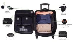 Genius Pack G4 22" 4-Wheel Carry-On Luggage 25 Genius Pack G4 22" 4-Wheel Carry-On Luggage -Best Luggage Store 1139fa8d8816701c3fc1b905fff47d08f9f7efa0f57b68117e2256abe13cebea