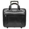 McKlein USA Greenwich 15.6" Leather Wheeled Laptop Briefcase
