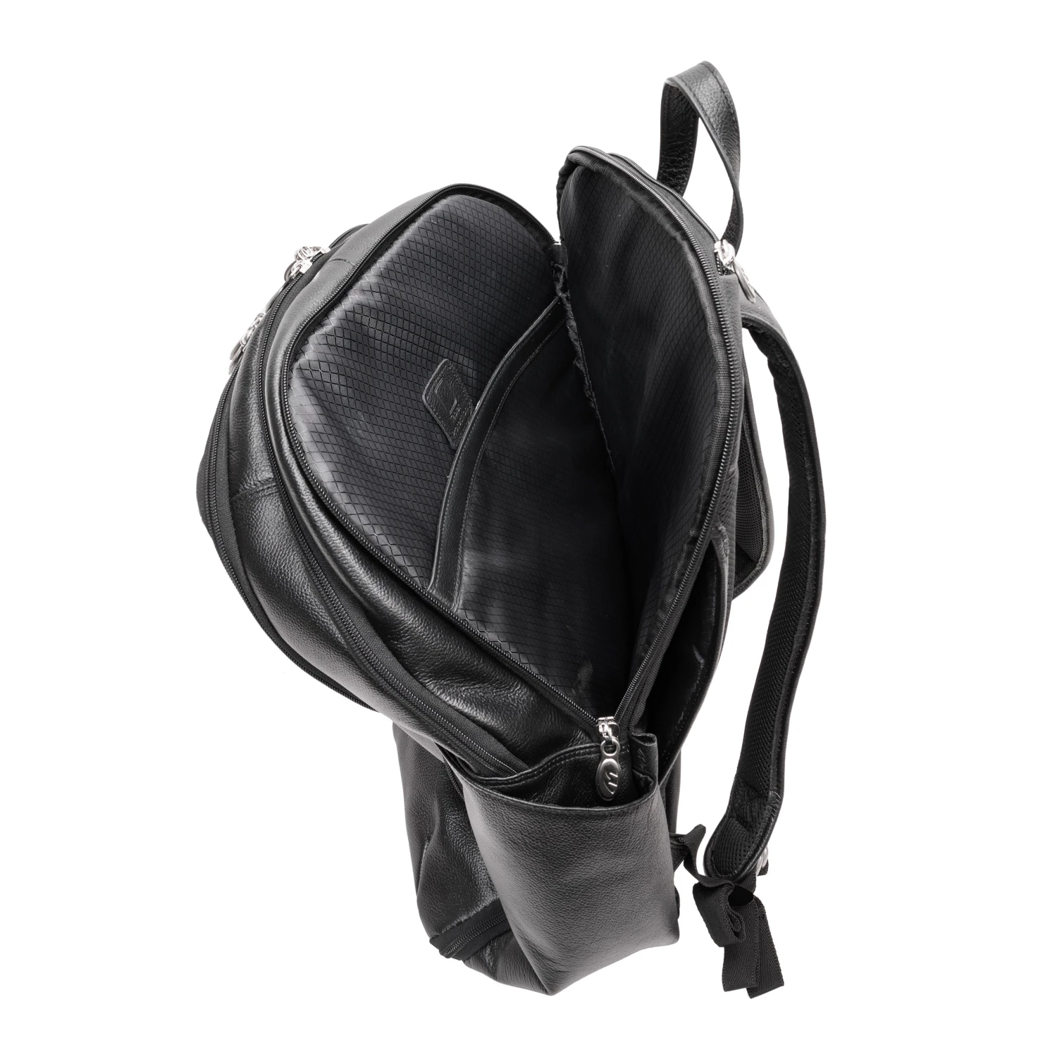 McKlein USA Englewood 17" Leather Triple Compartment Carry-All Laptop & Tablet Weekend Backpack 20 McKlein USA Englewood 17" Leather Triple Compartment Carry-All Laptop & Tablet Weekend Backpack - Image 18