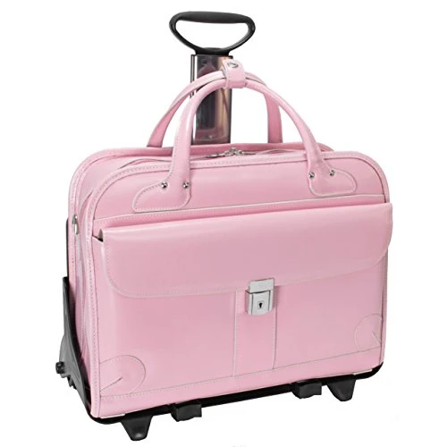 McKlein USA Lakewood Ladies' Leather Fly-Through Checkpoint-Friendly Detachable Wheeled Briefcase 12 McKlein USA Lakewood Ladies' Leather Fly-Through Checkpoint-Friendly Detachable Wheeled Briefcase - Image 10