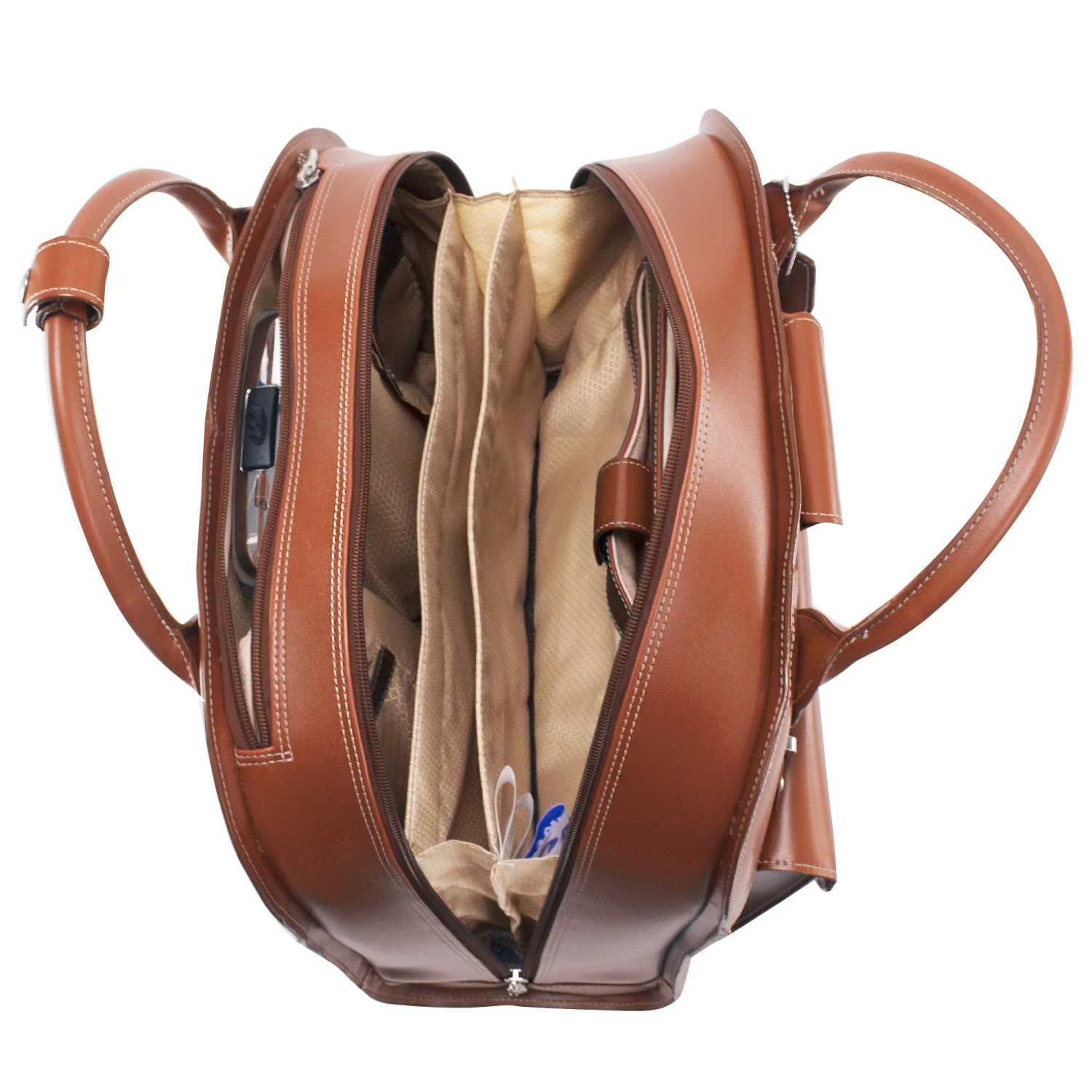 McKlein USA Edgebrook 15.4" Leather Wheeled Ladies' Laptop Briefcase 14 McKlein USA Edgebrook 15.4" Leather Wheeled Ladies' Laptop Briefcase - Image 12