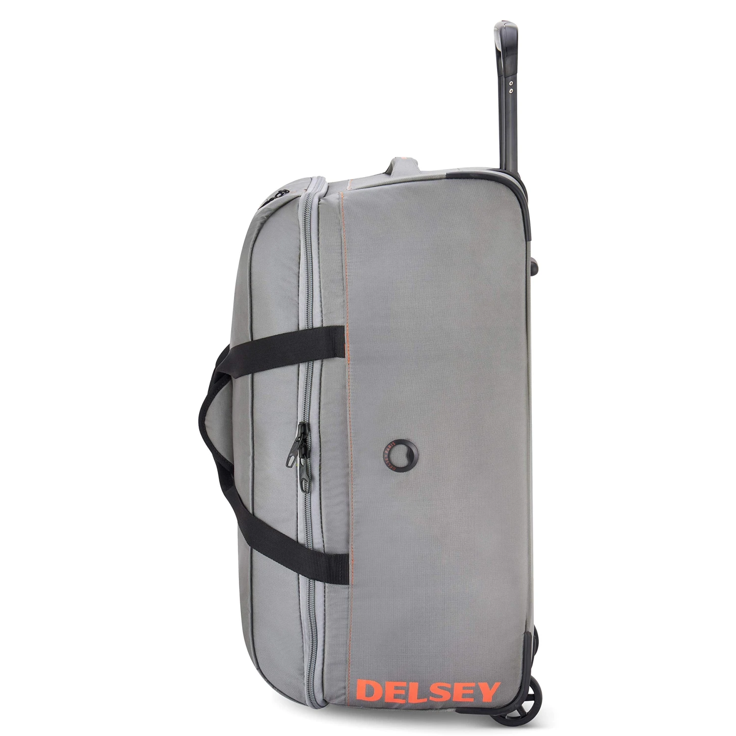 DELSEY Paris Egoa Rolling Travel Duffel Bag With 100% Recycled Materials, Light Gray, Checked-Medium 25 Inch 3 DELSEY Paris Egoa Rolling Travel Duffel Bag With 100% Recycled Materials, Light Gray, Checked-Medium 25 Inch
