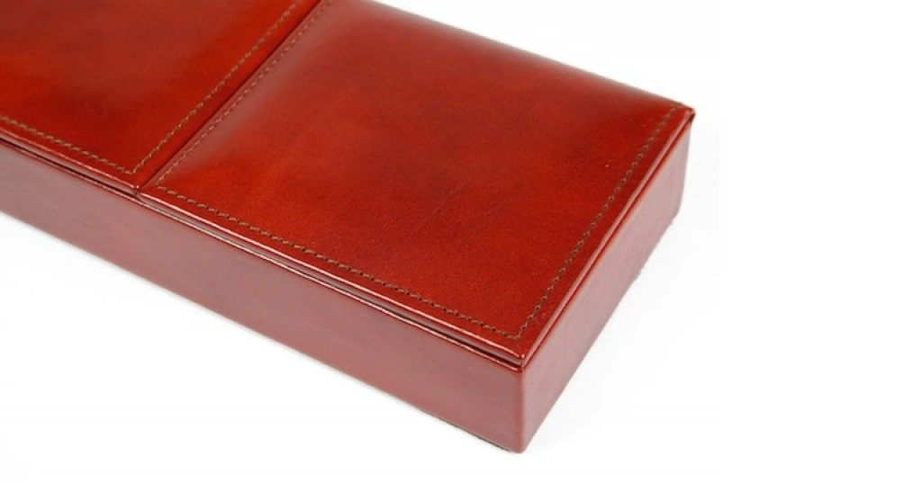 Bosca 3 Compartment Desk Organizer Old Leather 4 Bosca 3 Compartment Desk Organizer Old Leather - Image 2