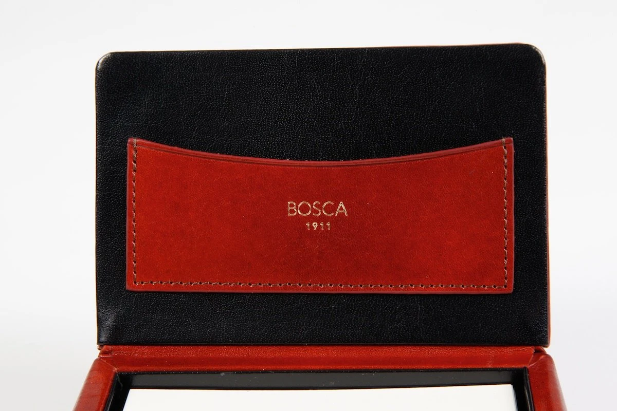 Bosca Old Leather Flip Top Memo Box 7 Bosca Old Leather Flip Top Memo Box - Image 5