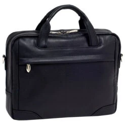 McKlein USA Bridgeport 15.6" Leather Large Laptop Briefcase
