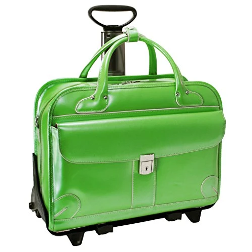 McKlein USA Lakewood Ladies' Leather Fly-Through Checkpoint-Friendly Detachable Wheeled Briefcase 7 McKlein USA Lakewood Ladies' Leather Fly-Through Checkpoint-Friendly Detachable Wheeled Briefcase - Image 5