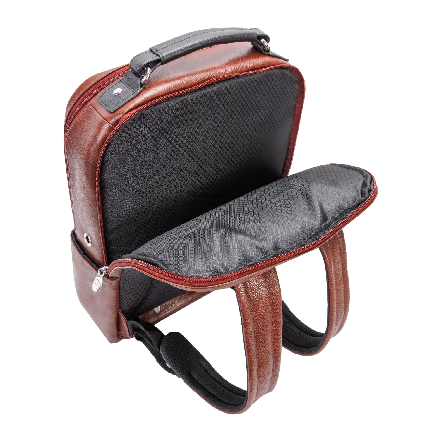 McKlein USA Logan 17" Leather Two-Tone Dual-Compartment Laptop & Tablet Backpack 9 McKlein USA Logan 17" Leather Two-Tone Dual-Compartment Laptop & Tablet Backpack - Image 7