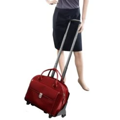 McKlein USA Glen Ellyn 15.4" Leather Wheeled Ladies' Laptop Briefcase -Best Luggage Store 31f53fc561bc2dc06f9143f9e12b764ee695f222cdd633600c3f6d2974b28299