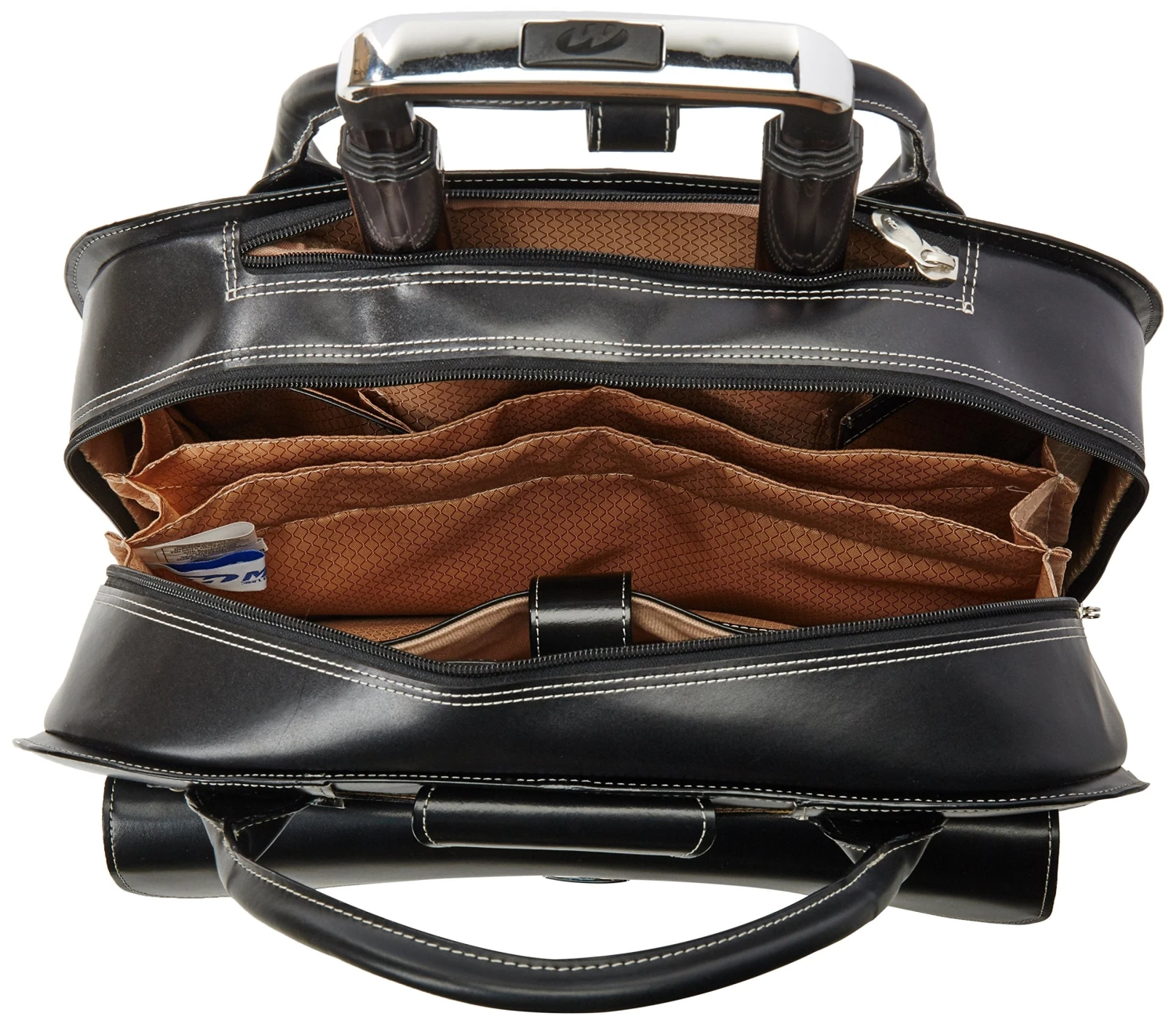 McKlein USA Edgebrook 15.4" Leather Wheeled Ladies' Laptop Briefcase 7 McKlein USA Edgebrook 15.4" Leather Wheeled Ladies' Laptop Briefcase - Image 5