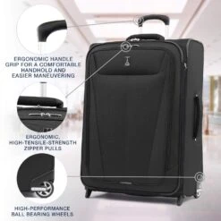 TravelPro Maxlite 5 26" 2-Wheel Medium Luggage -Best Luggage Store 34b175966ca5471f21d8d9b01dd2f502443f556a29fe75fcf026afb86821c9d5