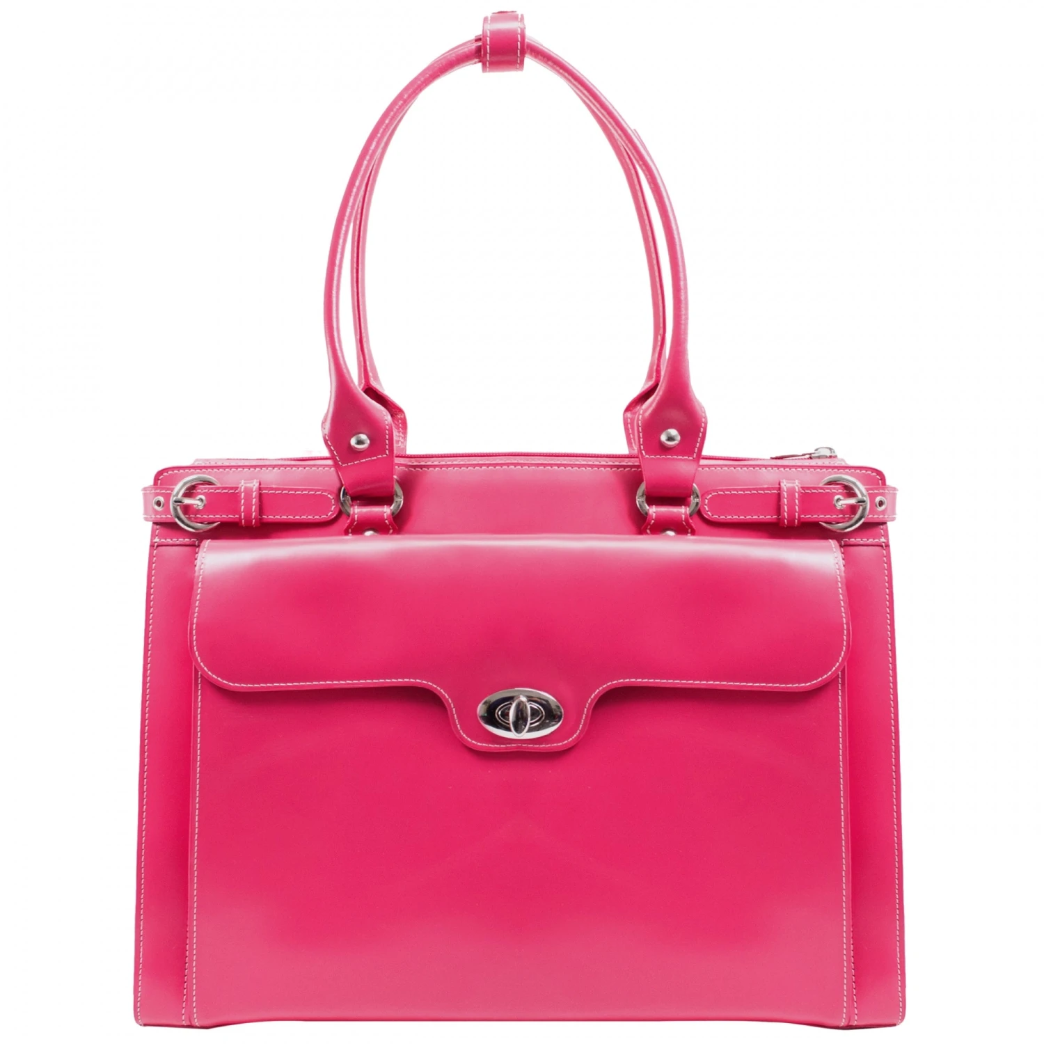 McKlein USA Winnetka 15.4" Leather Ladies' Laptop Briefcase W/ Removable Sleeve 5 McKlein USA Winnetka 15.4" Leather Ladies' Laptop Briefcase W/ Removable Sleeve - Image 3