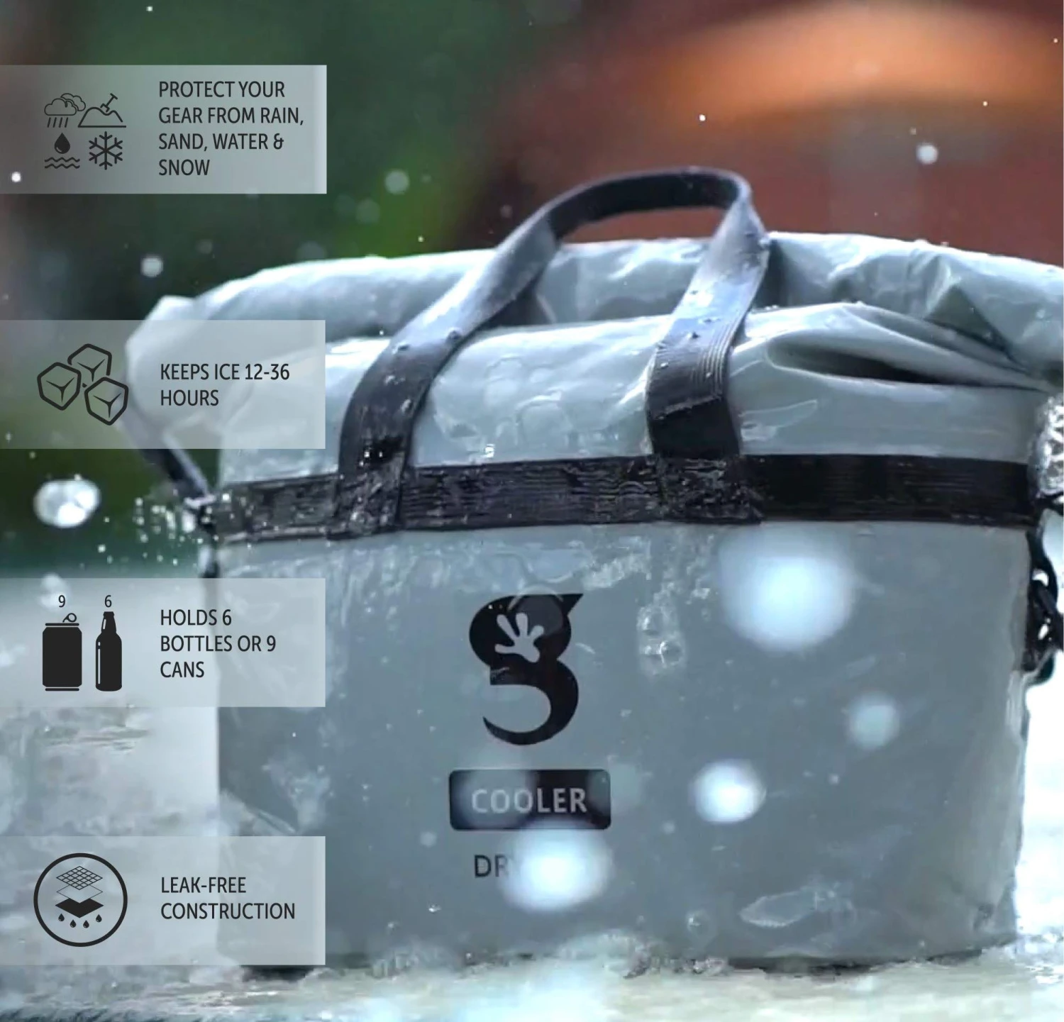 Geckobrands Tote Dry Bag Cooler 11 Geckobrands Tote Dry Bag Cooler - Image 9