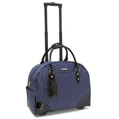 Cabrelli Debbie Dot 15" Laptop Bag On Wheels Briefcase