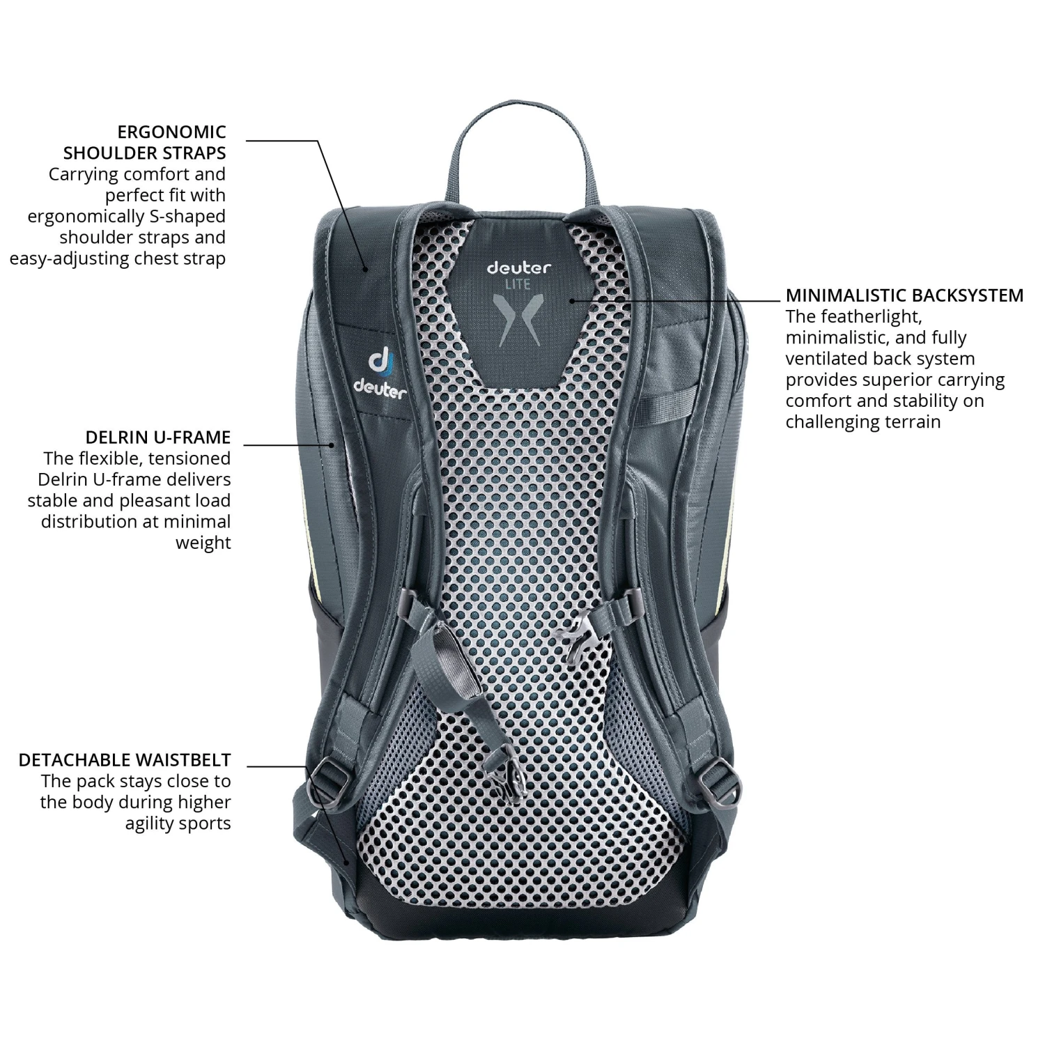 Deuter Speed Lite 16 Hiking Backpack 8 Deuter Speed Lite 16 Hiking Backpack - Image 6