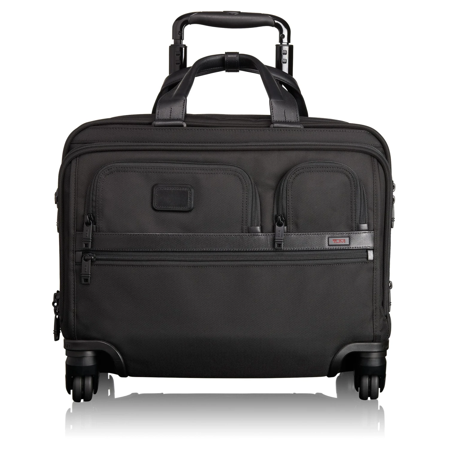 TUMI Alpha Ballistic Travel Men's 4 Wheel Deluxe Brief With Laptop Case 3 TUMI Alpha Ballistic Travel Men's 4 Wheel Deluxe Brief With Laptop Case