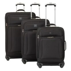 Skyway Epic Softside 4-Wheel 3 Piece Set (20"/24"/28") Luggage Spinner Collection