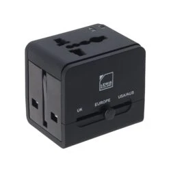 Lewis N. Clark Global Adapter With USB Charger -Best Luggage Store 41285759da793af82eae91e6d5a60e3ba951a121e05fa6795a9dcbadc164ad64