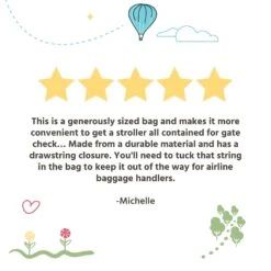 J.L Childress DELUXE Gate Check Bag For Single & Double Strollers - Premium Heavy-Duty Durable Air Travel Bag, Adjustable Shoulder Straps - Fits Most Single & Double Strollers, Grey 13 J.L Childress DELUXE Gate Check Bag For Single & Double Strollers - Premium Heavy-Duty Durable Air Travel Bag, Adjustable Shoulder Straps - Fits Most Single & Double Strollers, Grey -Best Luggage Store 4142819e23498a5ab9e5ce785f652f2e60068ec3cbbb3085a2f42730b80898e0