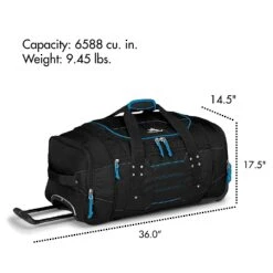 High Sierra Ultimate Access 2.0 Drop Bottom 36" 2-Wheel Wheeled Duffel Bags 24 High Sierra Ultimate Access 2.0 Drop Bottom 36" 2-Wheel Wheeled Duffel Bags -Best Luggage Store 42d142f69a0241177d12813bfd9497e23fe315000773fa23aa26225b2835bc54 0d93fe0b 3b06 495a 9294 a430d8ffc1d9