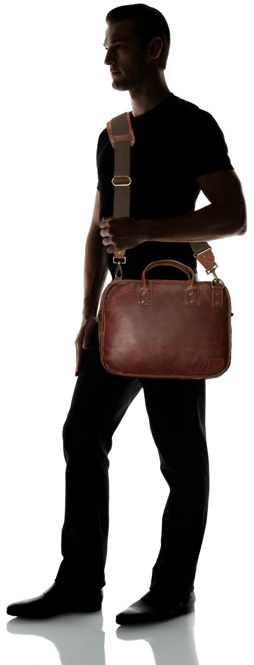 Will Leather Goods Men's Hank Portfolio Briefcase 9 Will Leather Goods Men's Hank Portfolio Briefcase - Image 7