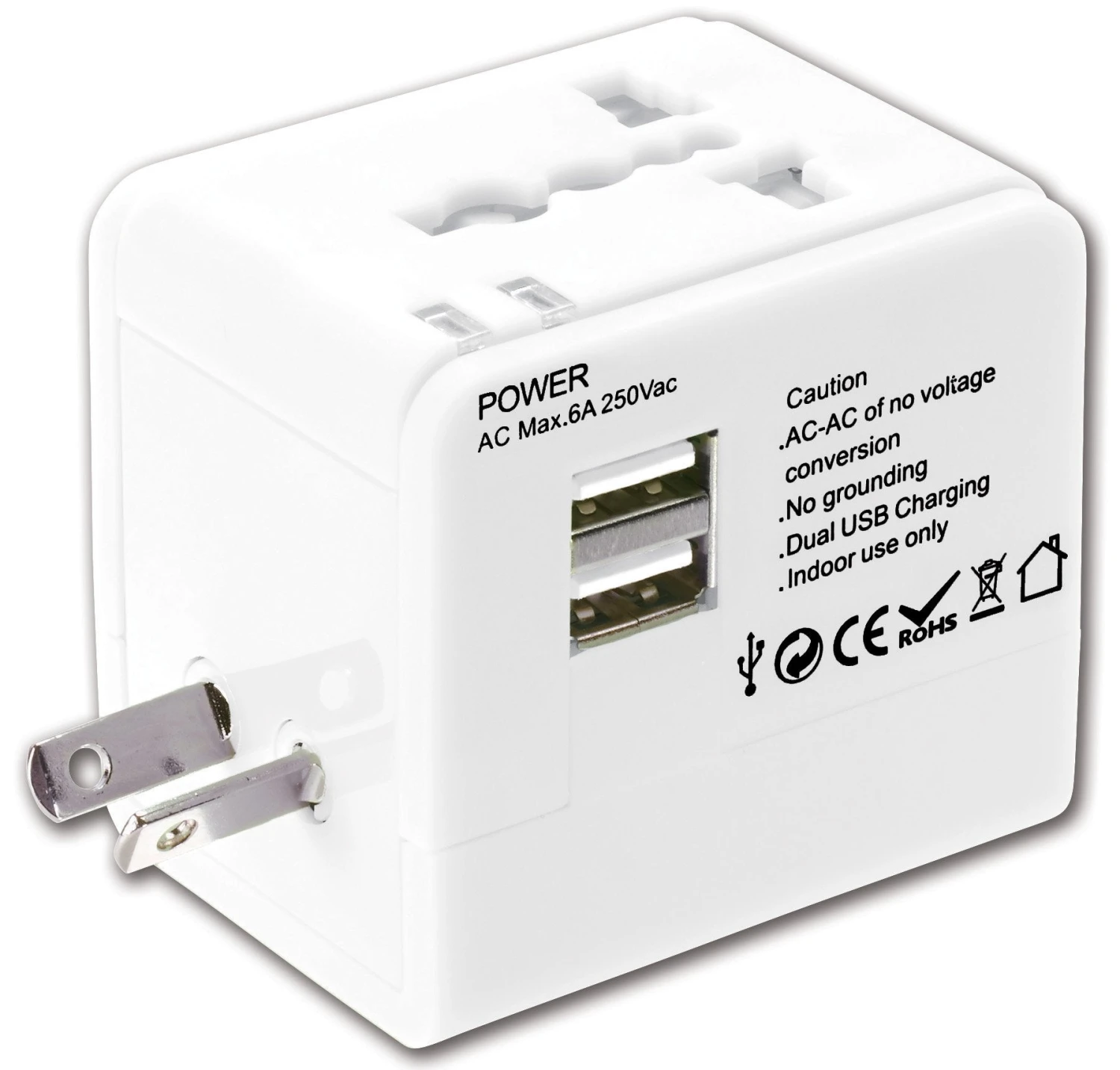 Lewis N. Clark Global Adapter With 2.4A Dual USB Charger 9 Lewis N. Clark Global Adapter With 2.4A Dual USB Charger - Image 7