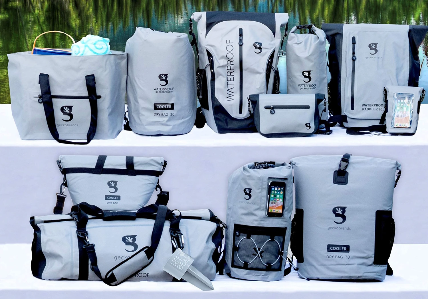 Geckobrands Waterproof 50L PVC Duffel 6 Geckobrands Waterproof 50L PVC Duffel - Image 4