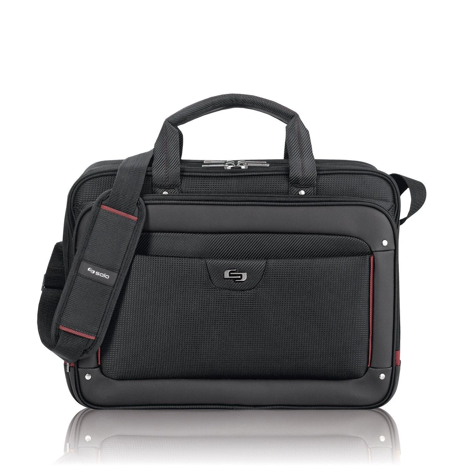 Solo Sterling Collection Laptop Portfolio For 16" Laptop With Tablet Pock 3 Solo Sterling Collection Laptop Portfolio For 16" Laptop With Tablet Pock
