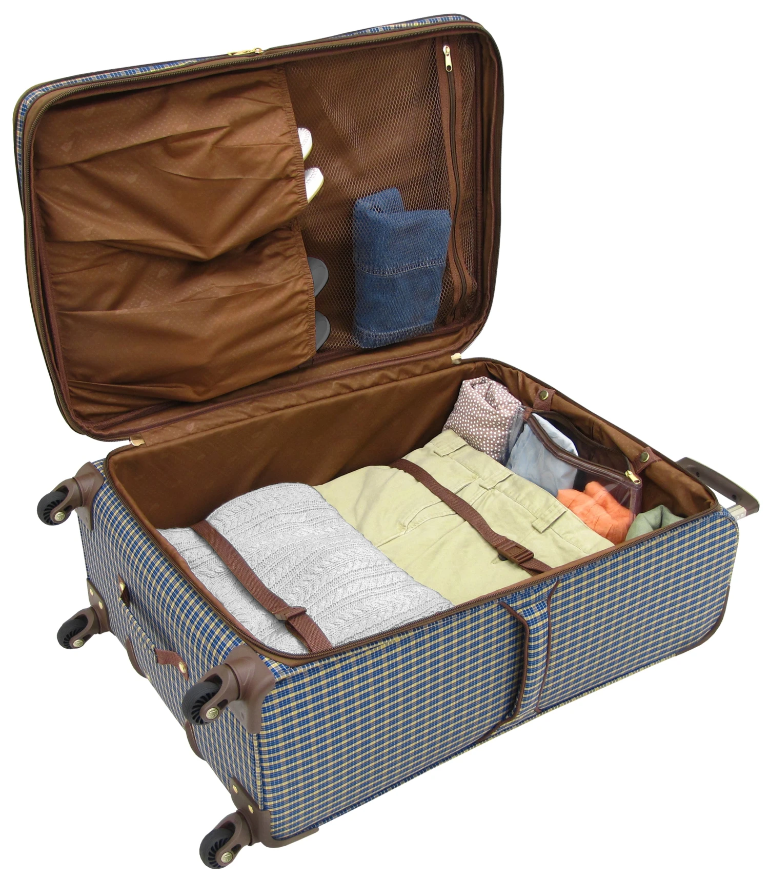 London Fog Kensington 21" 4-Wheel Carry-On Luggage 6 London Fog Kensington 21" 4-Wheel Carry-On Luggage - Image 4