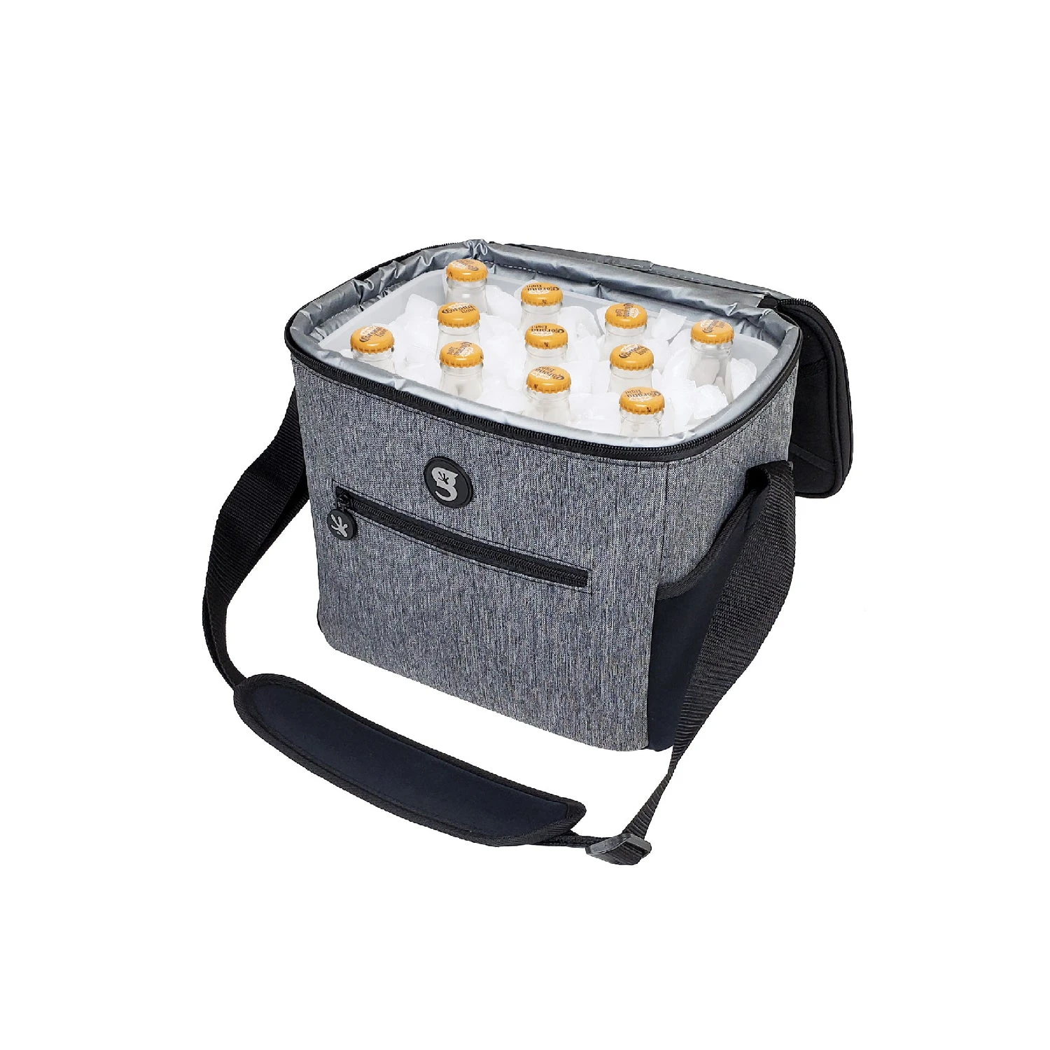 Geckobrands Medium 11 Bottle / 12 Can Cooler With Removable Hard Liner 5 Geckobrands Medium 11 Bottle / 12 Can Cooler With Removable Hard Liner - Image 3