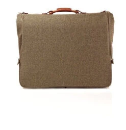 Hartmann Tweed Belting Garment Bag Walnut Tweed
