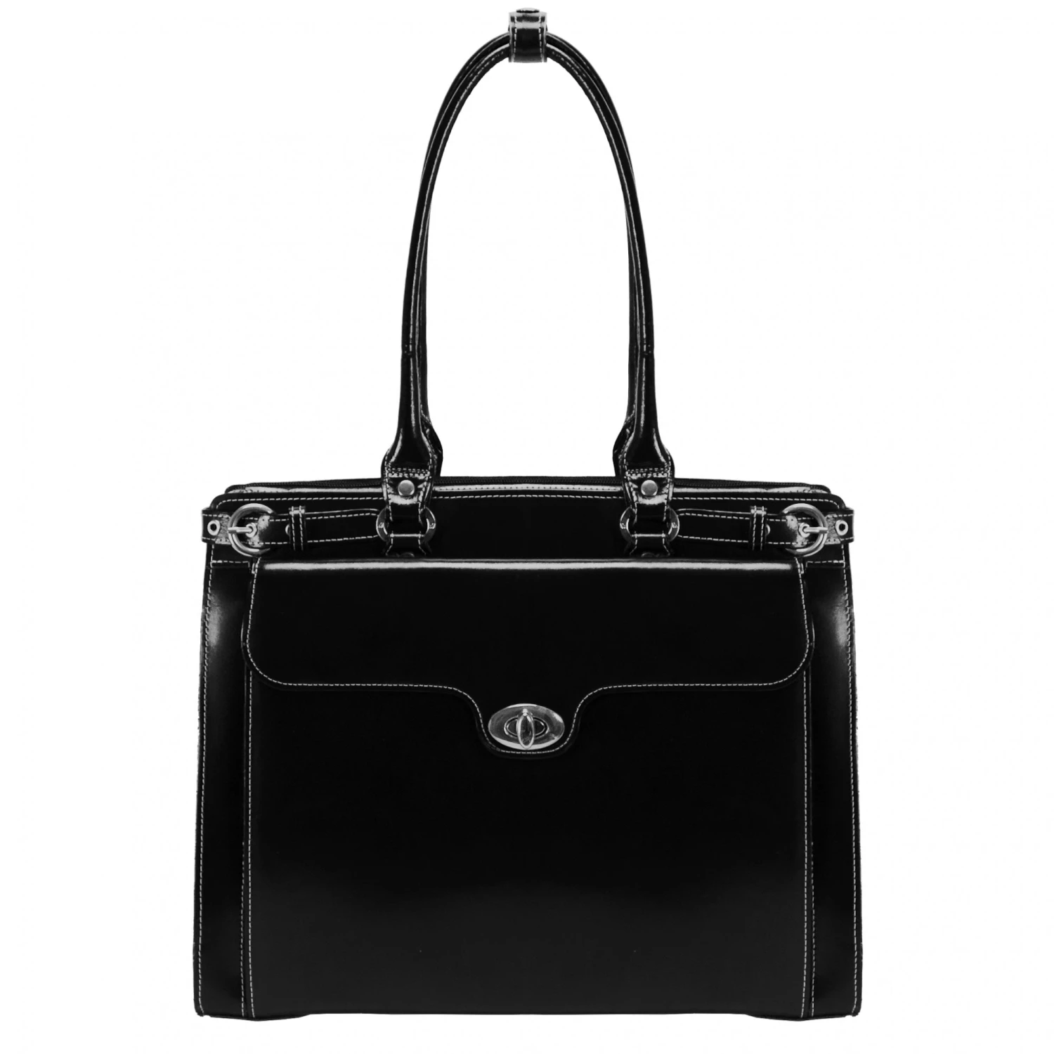 McKlein USA Winnetka 15.4" Leather Ladies' Laptop Briefcase W/ Removable Sleeve 3 McKlein USA Winnetka 15.4" Leather Ladies' Laptop Briefcase W/ Removable Sleeve