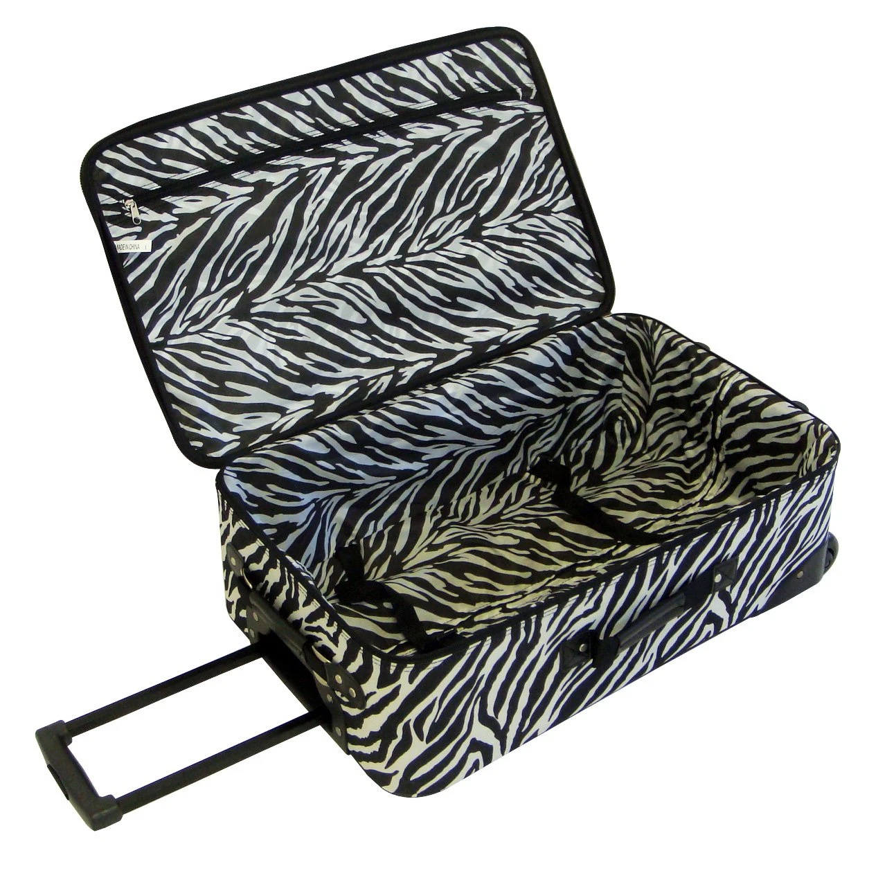 American Flyer AnimalPrint 5 Piece Set 4-Wheel Luggage Sets 6 American Flyer AnimalPrint 5 Piece Set 4-Wheel Luggage Sets - Image 4