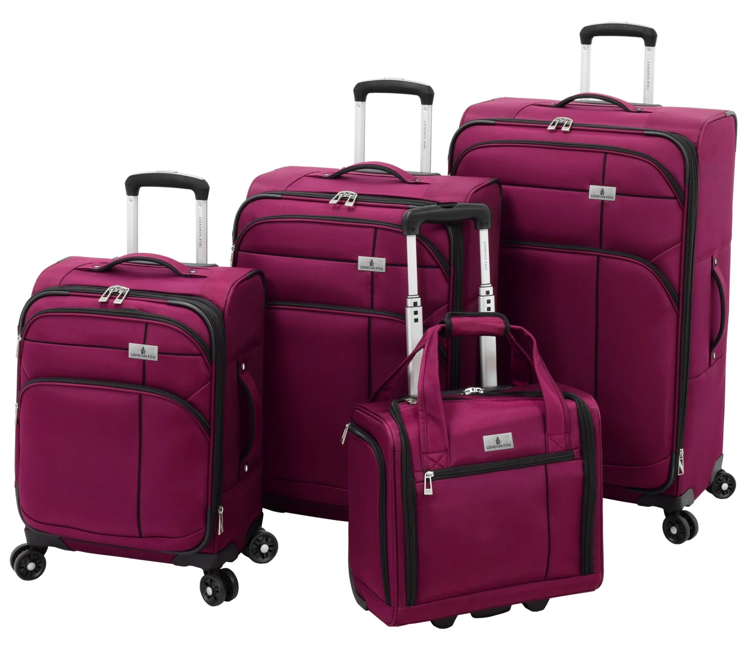 London Fog Cranford Collection 4 Piece Set 4-Wheel Luggage Sets 21 London Fog Cranford Collection 4 Piece Set 4-Wheel Luggage Sets - Image 19