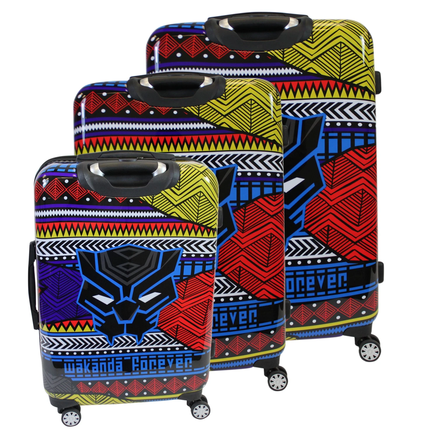 Ful Marvel Black Panther 3 Piece Set (21"/25"/29") 4-Wheel Luggage Sets 7 Ful Marvel Black Panther 3 Piece Set (21"/25"/29") 4-Wheel Luggage Sets - Image 5