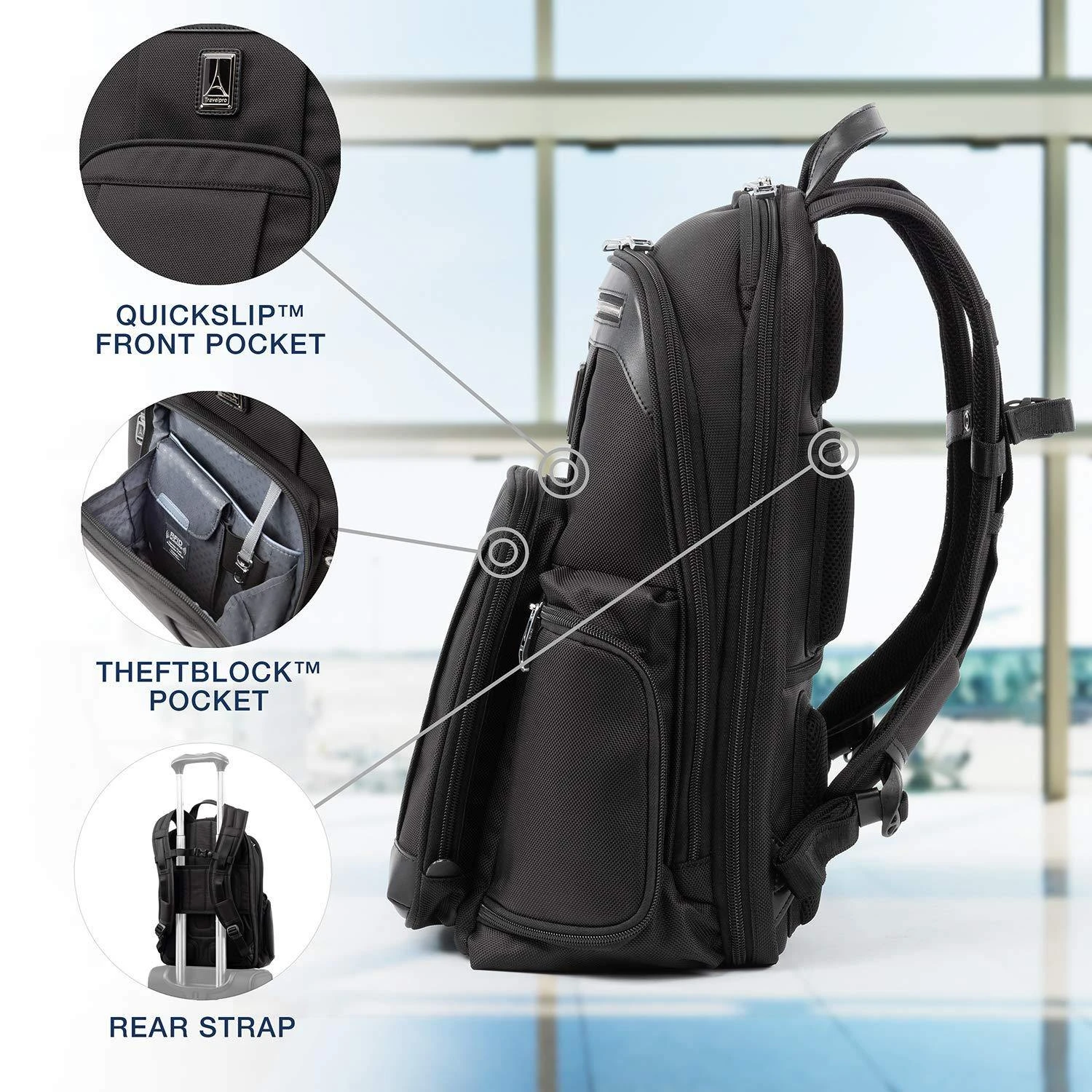 TravelPro Platinum Elite Business Backpack 5 TravelPro Platinum Elite Business Backpack - Image 3