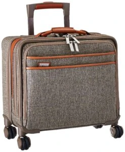 Hartmann Tweed Collection Mobile Office Spinner Natural Tweed One Size
