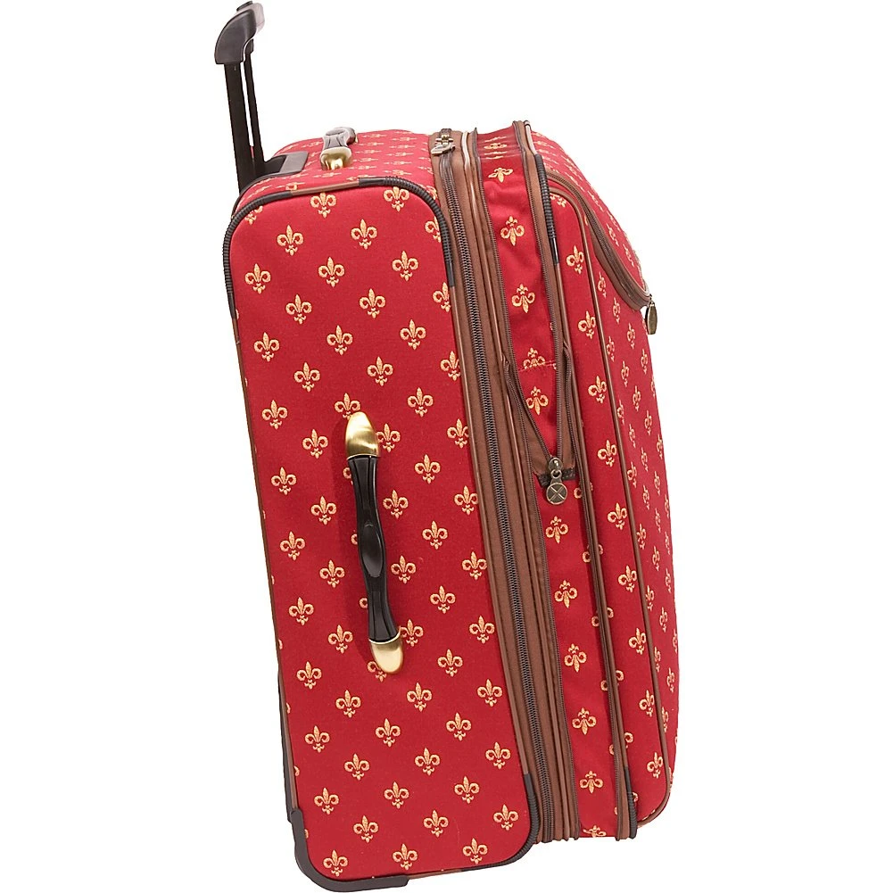 American Flyer Fleur De Lis 4 Piece Set 4-Wheel Luggage Sets 7 American Flyer Fleur De Lis 4 Piece Set 4-Wheel Luggage Sets - Image 5