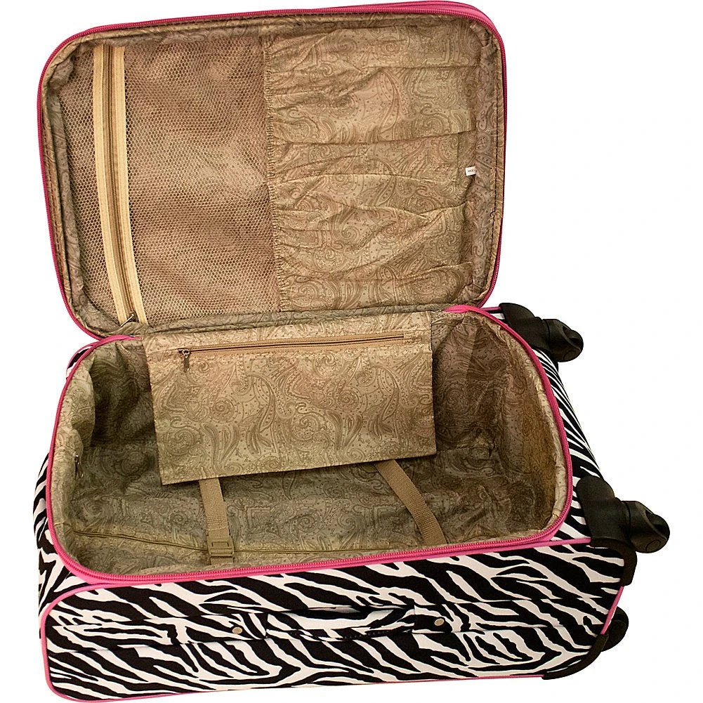 American Flyer AnimalPrint 5 Piece Set 4-Wheel Luggage Sets 14 American Flyer AnimalPrint 5 Piece Set 4-Wheel Luggage Sets - Image 12