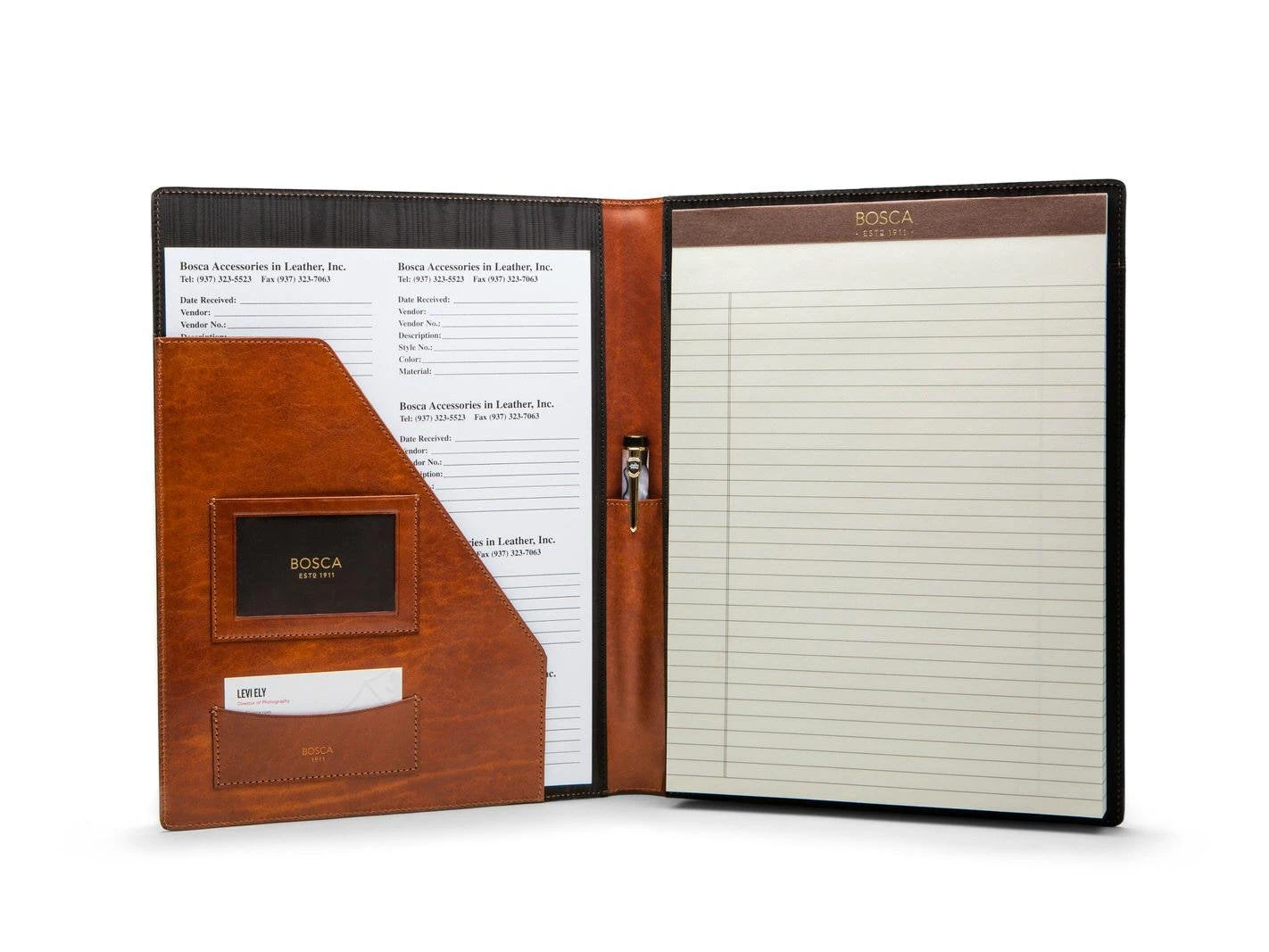 Bosca Dolce Flexible Leather Portfolio 8.5x11 13 Bosca Dolce Flexible Leather Portfolio 8.5x11 - Image 11