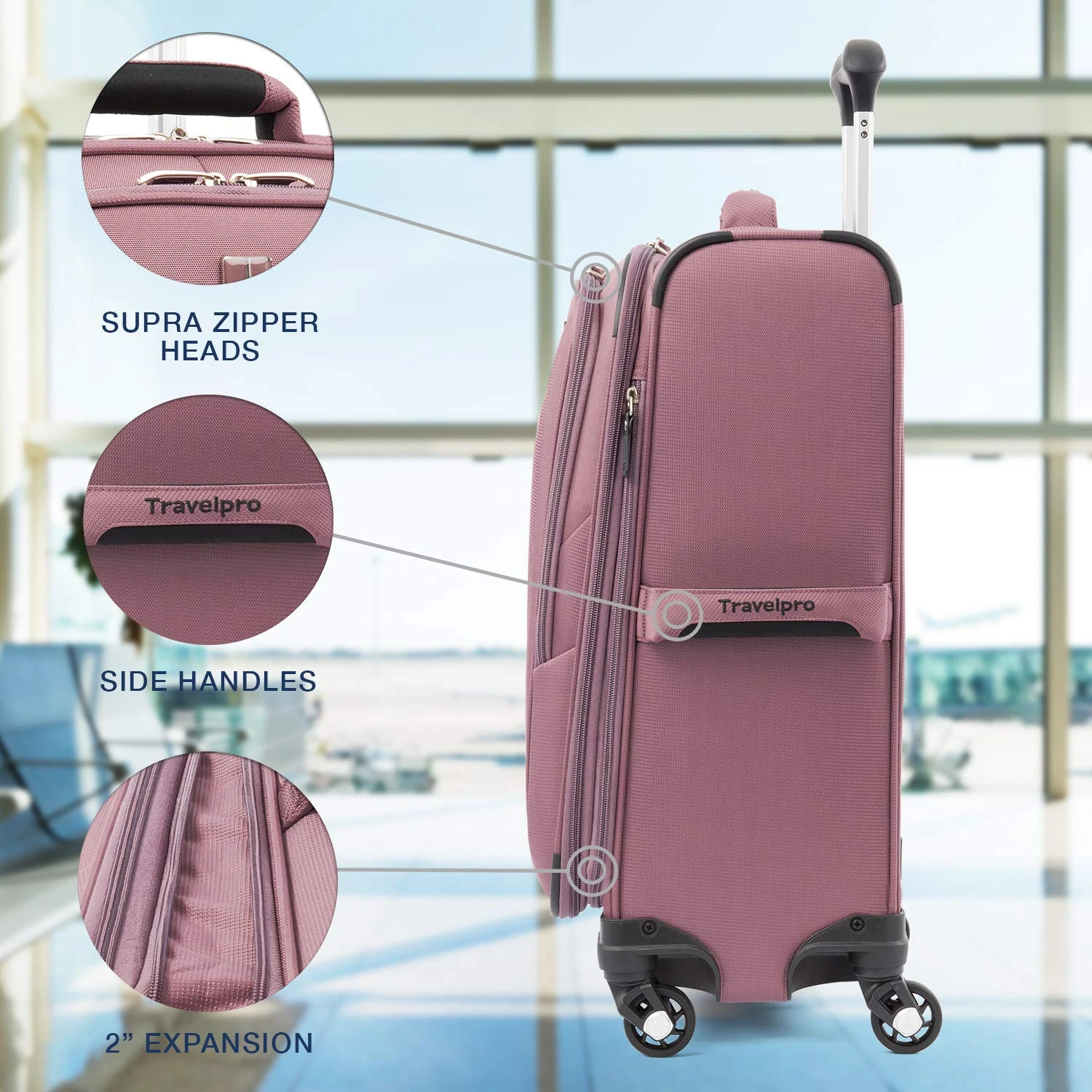 Travelpro Maxlite 5 Carry-On 21-Inch 4-Wheel Softside Luggage 20 Travelpro Maxlite 5 Carry-On 21-Inch 4-Wheel Softside Luggage - Image 18