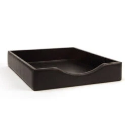 Bosca Nappa Vitello Letter Tray Without Lid