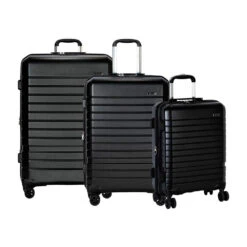 Elle Uptown Expandable 3 Piece Spinner Luggage Set (20",25",29)